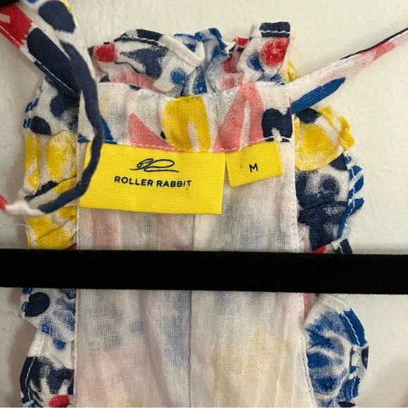 Roller Rabbit Floral Tassel Dress Cotton Sundress Medium‎ - Picture 7 of 7